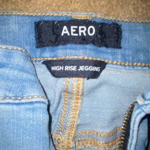Aeropostale’s light colored ripped jeans